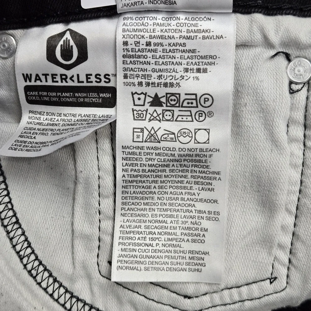 Levi's 514 Men Jeans 31X30 Black Denim Straight Fit 29